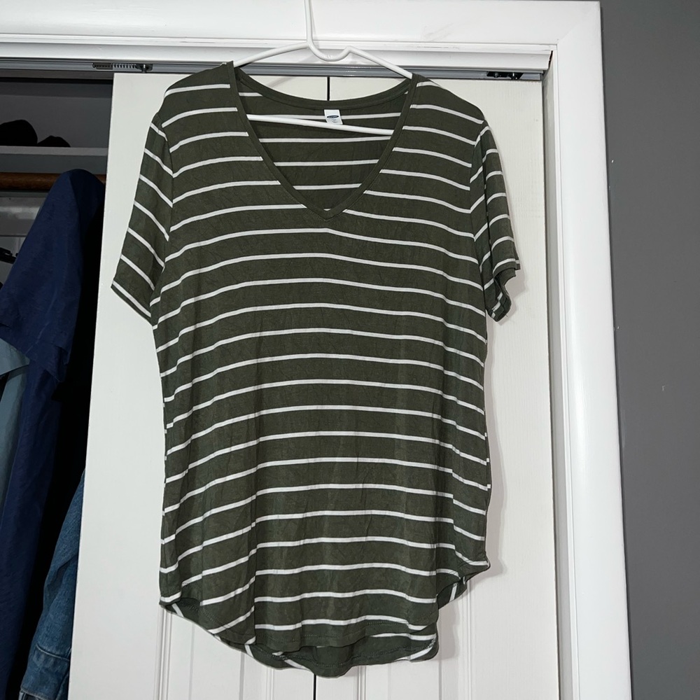 Old navy  luxe striped top